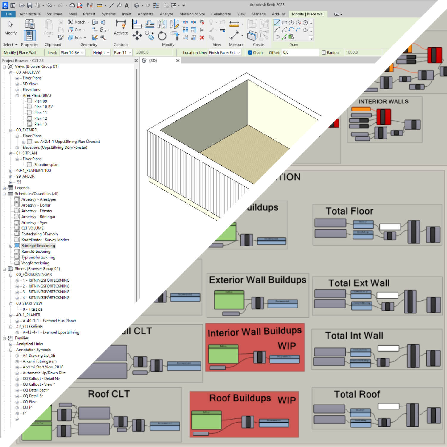 A picture showing Revit and Grasshoper templates