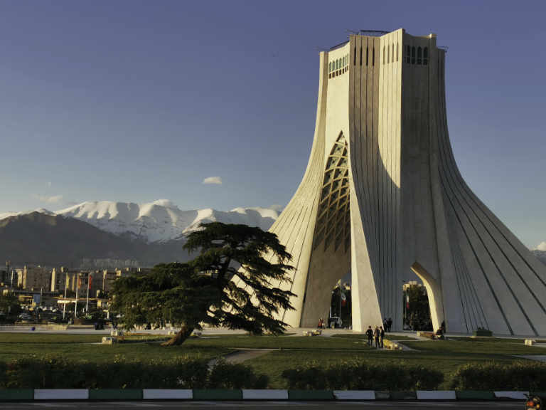 picture of Azadi tower.